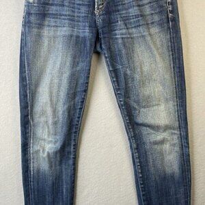 Citizens Of Humanity Phantom‎ Cropped Skinny Leg Jeans Medium Wash Boho Size 28